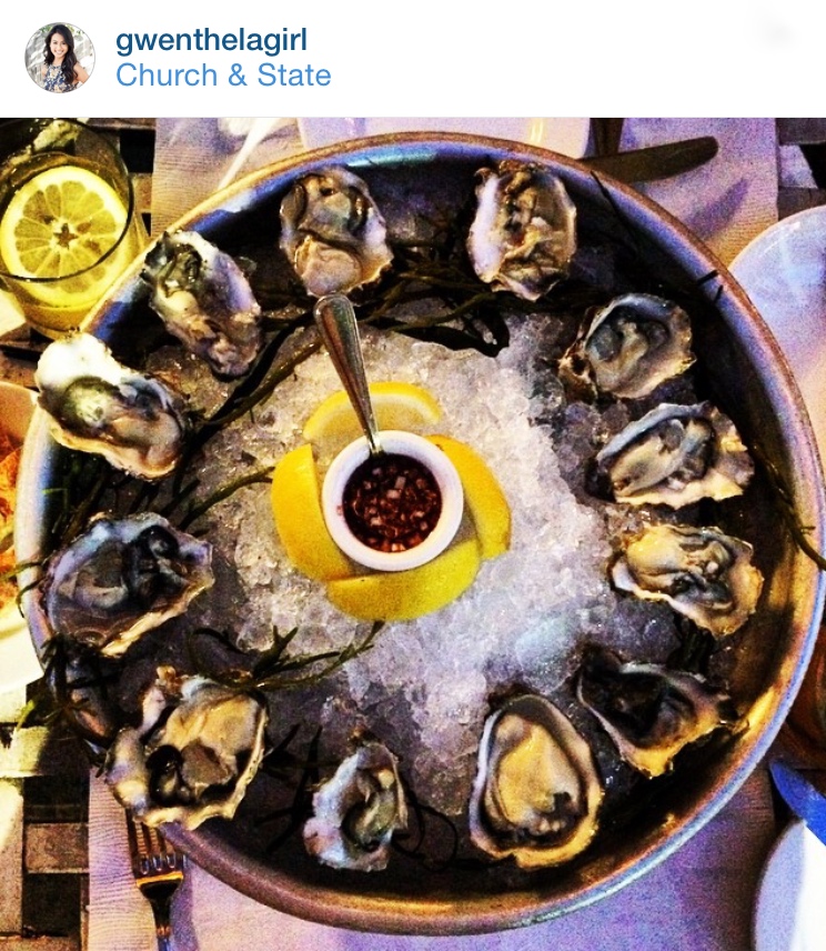 LA Oyster Spots: Church and State