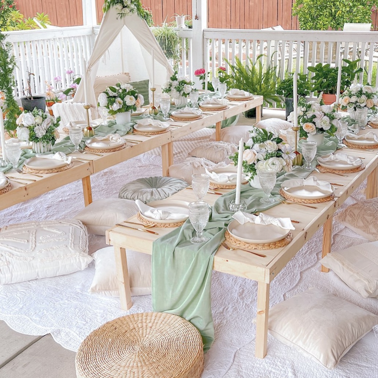 Luxury Picnic Baby Shower - Blushing Bungalow