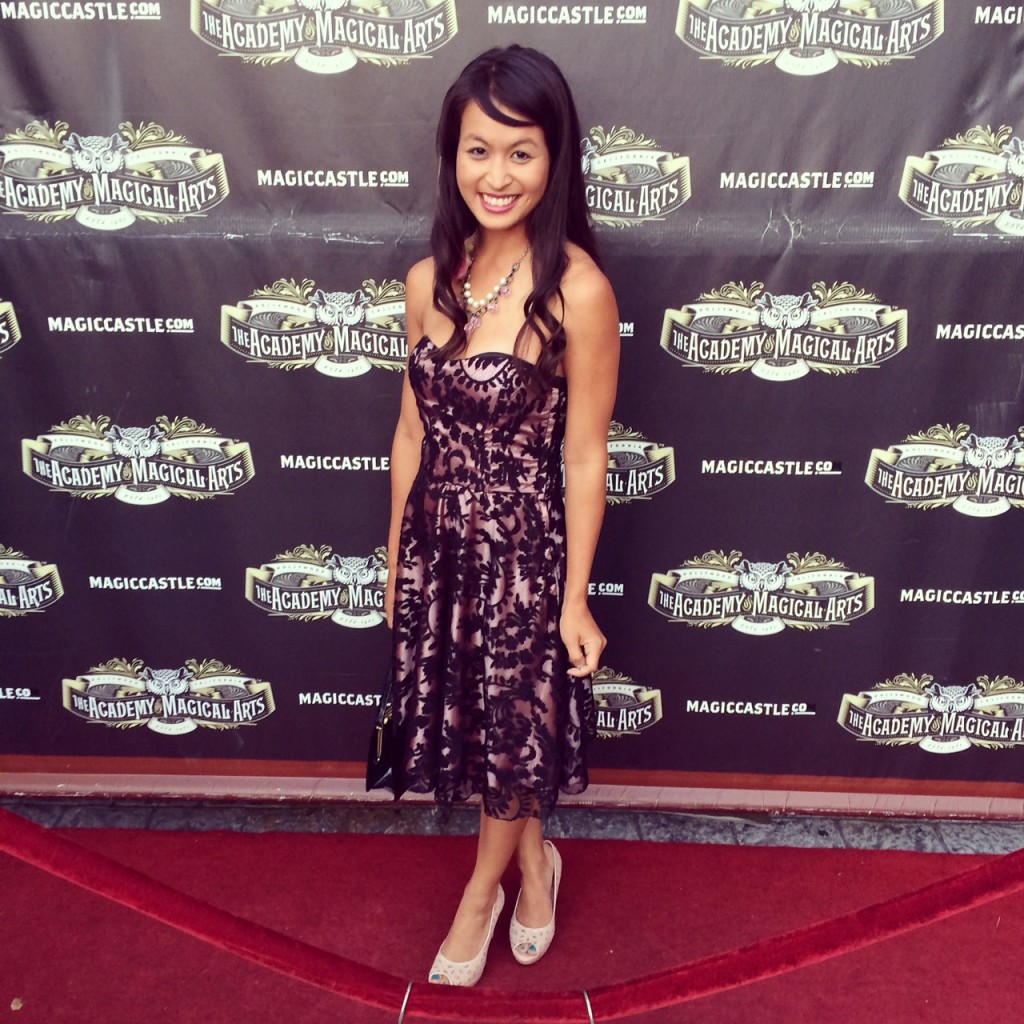 Me at the Red Carpet Entrance of the Magic Castle