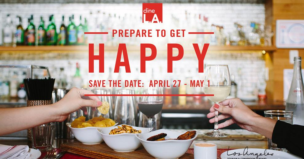 Top 8 April Los Angeles Events: Dine LA Happy Hour Week