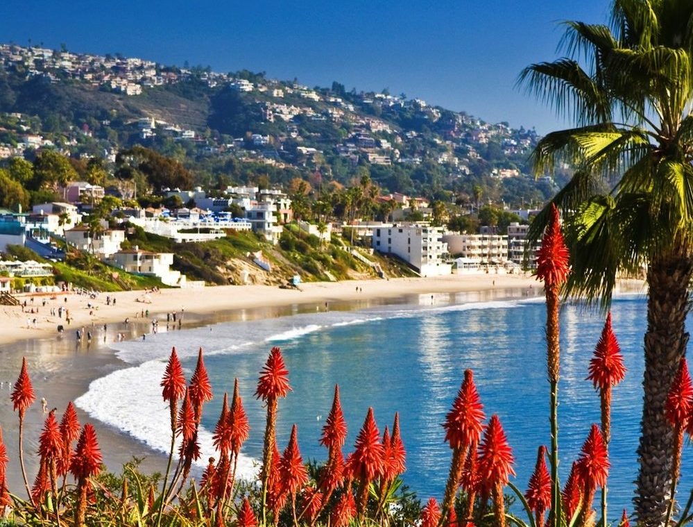 Weekend Getaway Guide to Laguna Beach view of the bay from crescent bay point park