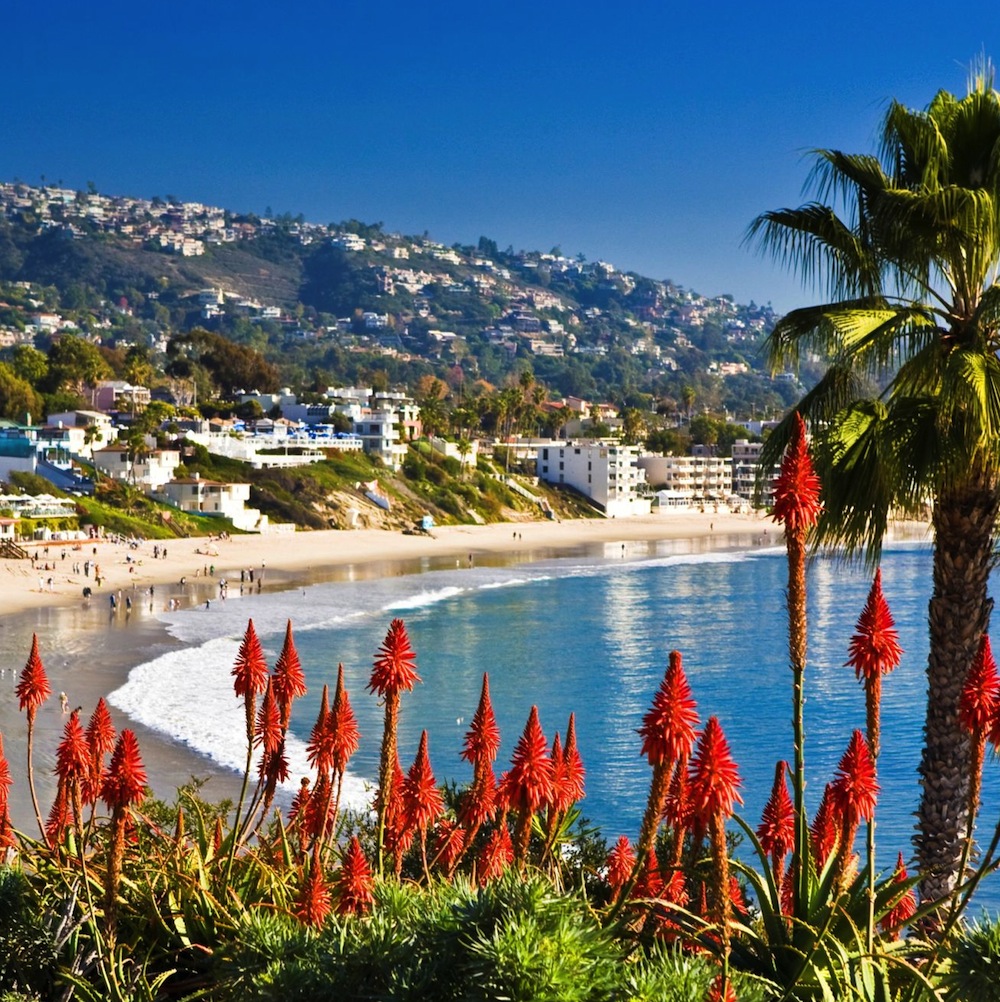Weekend Getaway Guide to Laguna Beach view of the bay from crescent bay point park