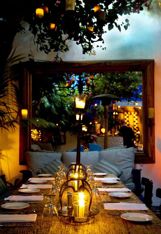 Romantic Places in Los Angeles; The Little Door Restaurant