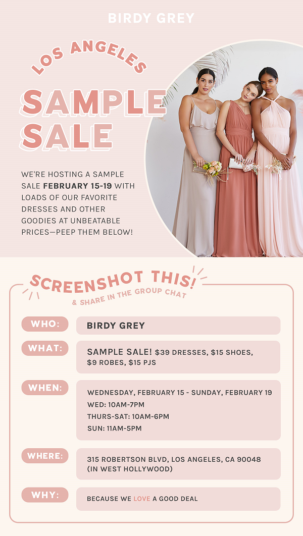 LA s Best Sample Sales You Can t Afford to Miss The LA Girl